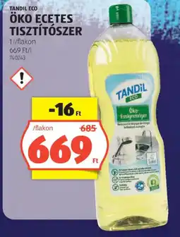 ALDI Tandil Eco öko ecetes tisztítószer ajánlat