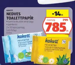 ALDI Kokett nedves toalettpapír ajánlat