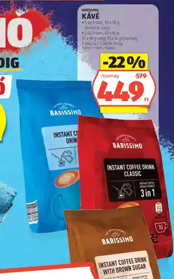 ALDI Barissimo kávé ajánlat