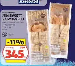 ALDI Happy Harvest Minibagett vagy bagett ajánlat