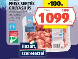 ALDI Húsmester friss sertés gulyáshús ajánlat