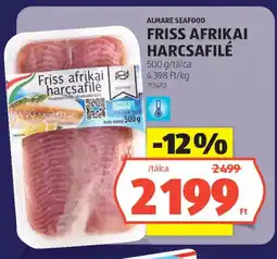 ALDI Almare Seafood friss afrikai harcsafilé ajánlat