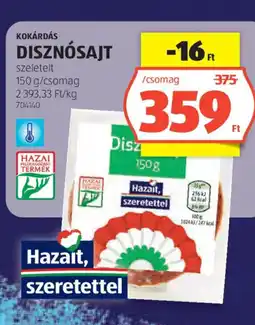ALDI Kokárdás disznósajt ajánlat