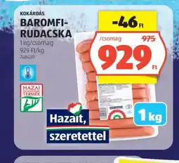 ALDI Kokárdás baromfi-rudacska ajánlat