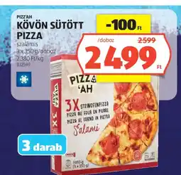 ALDI Pizz'ah kövön sütött pizza ajánlat