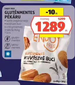 ALDI Enjoy Free gluténmentes pékáru ajánlat