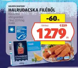 ALDI Golden Seafood halrudacska filéből ajánlat