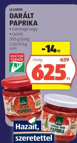 ALDI Le Gusto darált paprika ajánlat