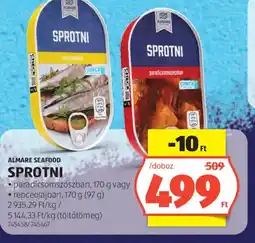 ALDI Almare Seafood sprotni ajánlat