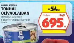 ALDI Almare Seafood tonhal olívaolajban ajánlat