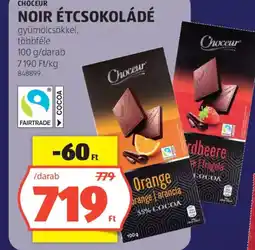 ALDI Choceur Noir étcsokoládé ajánlat