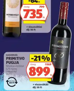 ALDI Muskotály édes fehérbor ajánlat