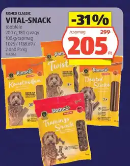 ALDI Romeo Classic Vital-Snack ajánlat