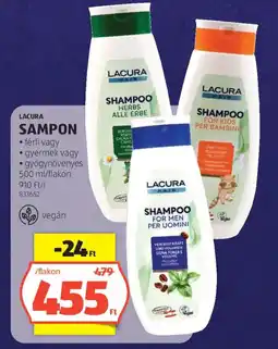 ALDI Lacura sampon ajánlat
