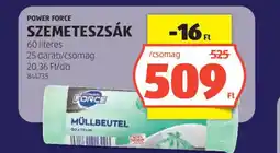 ALDI Power Force szemeteszsák ajánlat