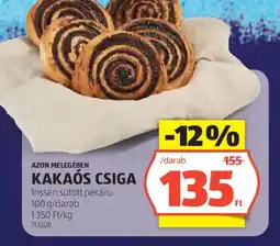 ALDI Kakaós csiga ajánlat