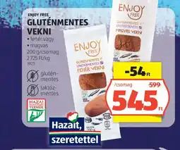 ALDI Enjoy Free gluténmentes vekni ajánlat