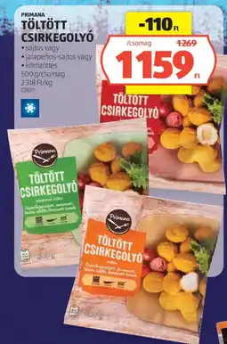 ALDI Primana töltött csirkegolyó ajánlat