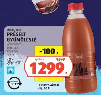 Good Choice Préselt gyümölcslé