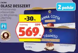 ALDI Cucina olasz desszert ajánlat