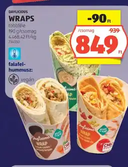 ALDI Daylicious wraps ajánlat