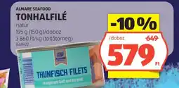 ALDI Almare Seafood tonhalfilé ajánlat