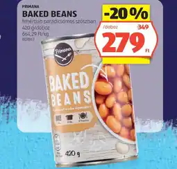 ALDI Primana baked beans ajánlat