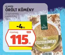 ALDI Le Gusto őrölt kömény ajánlat