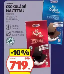 ALDI Choceur csokoládé maltittal ajánlat