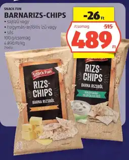ALDI Snack Fun barnarizs-chips ajánlat