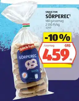 ALDI Snack Fun sörperec ajánlat