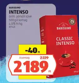ALDI Barissimo Intenso őrölt, pörkölt kávé ajánlat