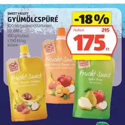 ALDI Sweet Valley gyümölcspüré ajánlat