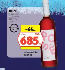 ALDI Félédes rozé ajánlat