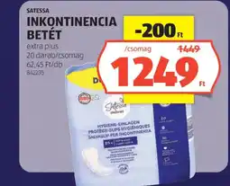 ALDI Satessa inkontinencia betét ajánlat