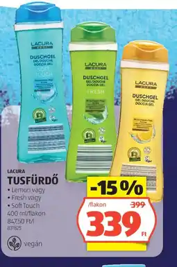 ALDI Lacura tusfürdő ajánlat