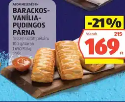 ALDI Barackos-vanília-pudingos párna ajánlat