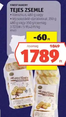 ALDI Tejes zsemle ajánlat
