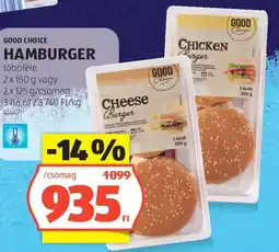 ALDI Good Choice Hamburger ajánlat