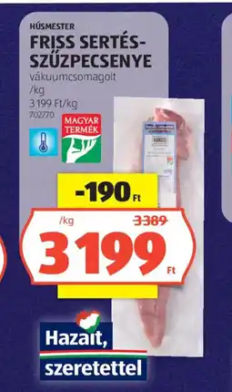 ALDI Friss sertés-szűzpecsenye ajánlat