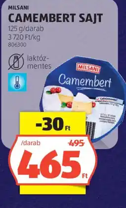 ALDI Milsani Camembert sajt ajánlat