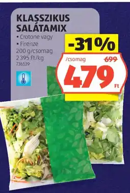 ALDI Klasszikus salátamix ajánlat