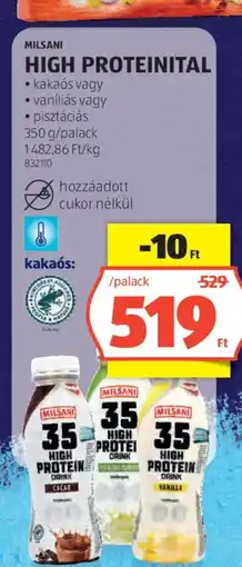 ALDI Milsani High proteinital ajánlat