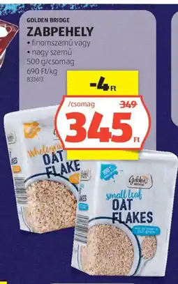 ALDI Golden Bridge Zabpehely ajánlat