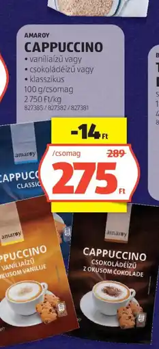 ALDI Amaroy Cappuccino ajánlat