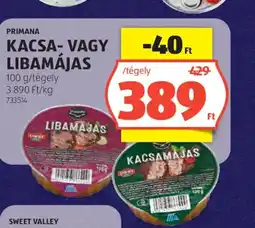 ALDI Primana Kacsa- vagy libamájas ajánlat