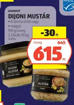 ALDI Gourmet Dijoni mustár ajánlat