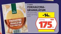 ALDI Le Gusto Fokhagyma-granulátum ajánlat