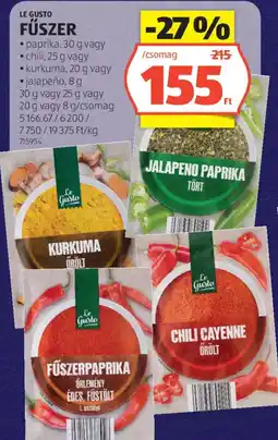 ALDI Le Gusto Fűszer ajánlat