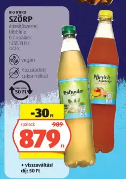 ALDI Rio D'oro Szörp ajánlat